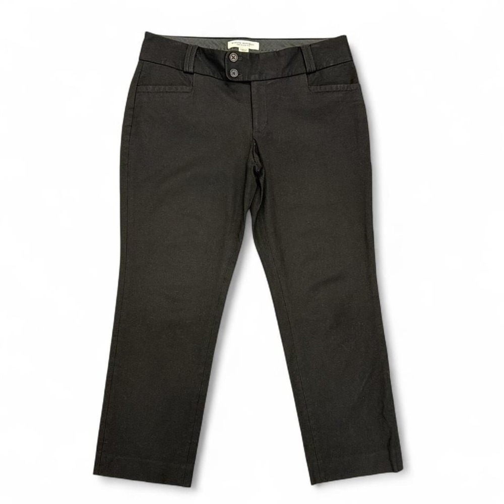 Women's petite Banana Republic Sloan fit black pants - 6P
